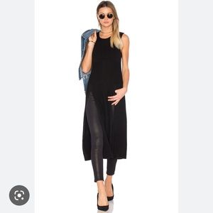 NWT BCBGeneration High Slit Top in Black. Size Small